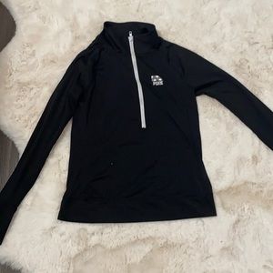 Black pink zip up